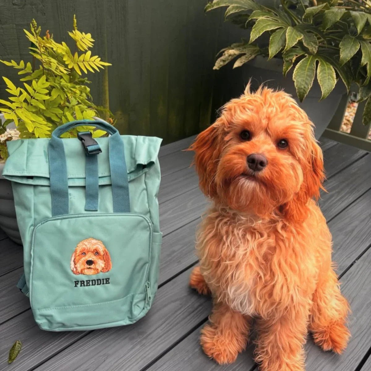 Embroidered Bags & Backpacks With Your Pet's Portrait - Lucy and Lola Shop