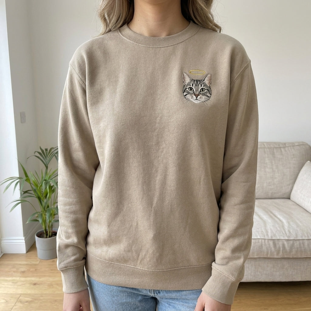Pet Memorial Embroidered Sweatshirt