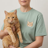 Embroidered Pet Portrait T-Shirt
