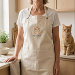 Embroidered Pet Portrait Canvas Apron - Lucy and Lola Shop