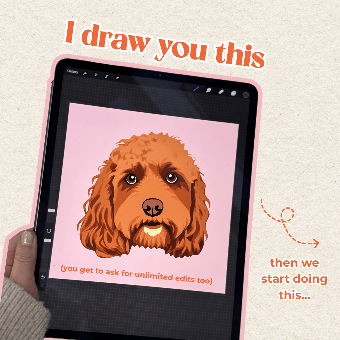 Embroidered Pet Portrait 100% Organic Cotton T-Shirt - Lucy and Lola Shop- Custom embroidered pet t shirt