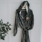 Embroidered Pet Portrait Dressing Gown - Lucy and Lola Shop