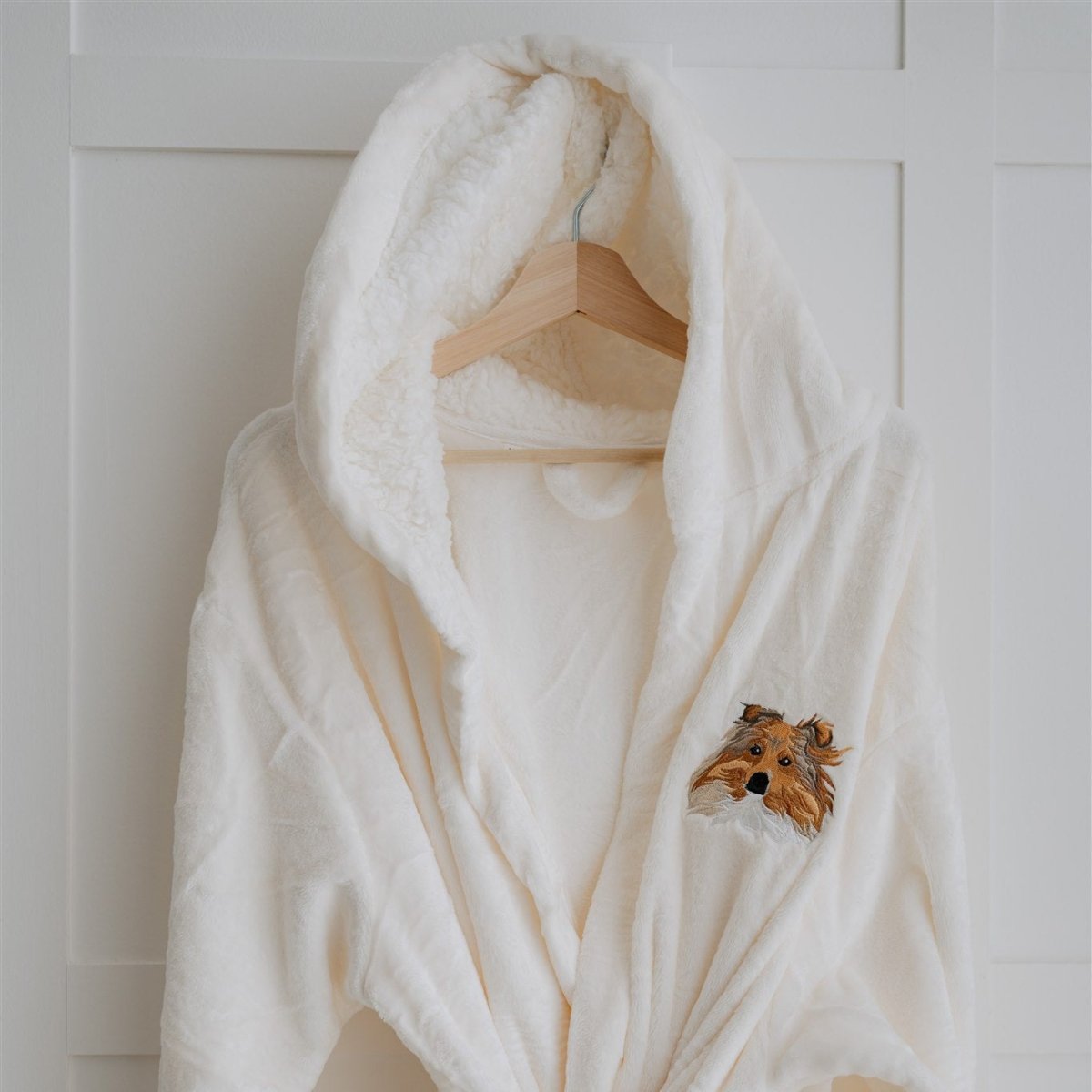 Embroidered Pet Portrait Dressing Gown - Lucy and Lola Shop