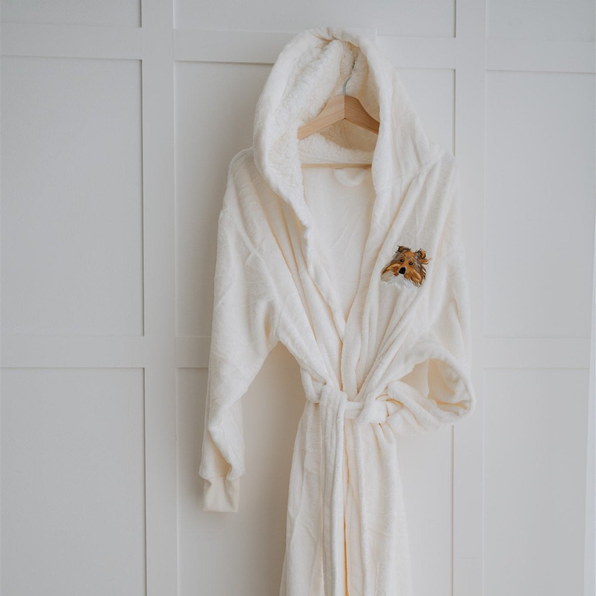 Embroidered Pet Portrait Dressing Gown - Lucy and Lola Shop
