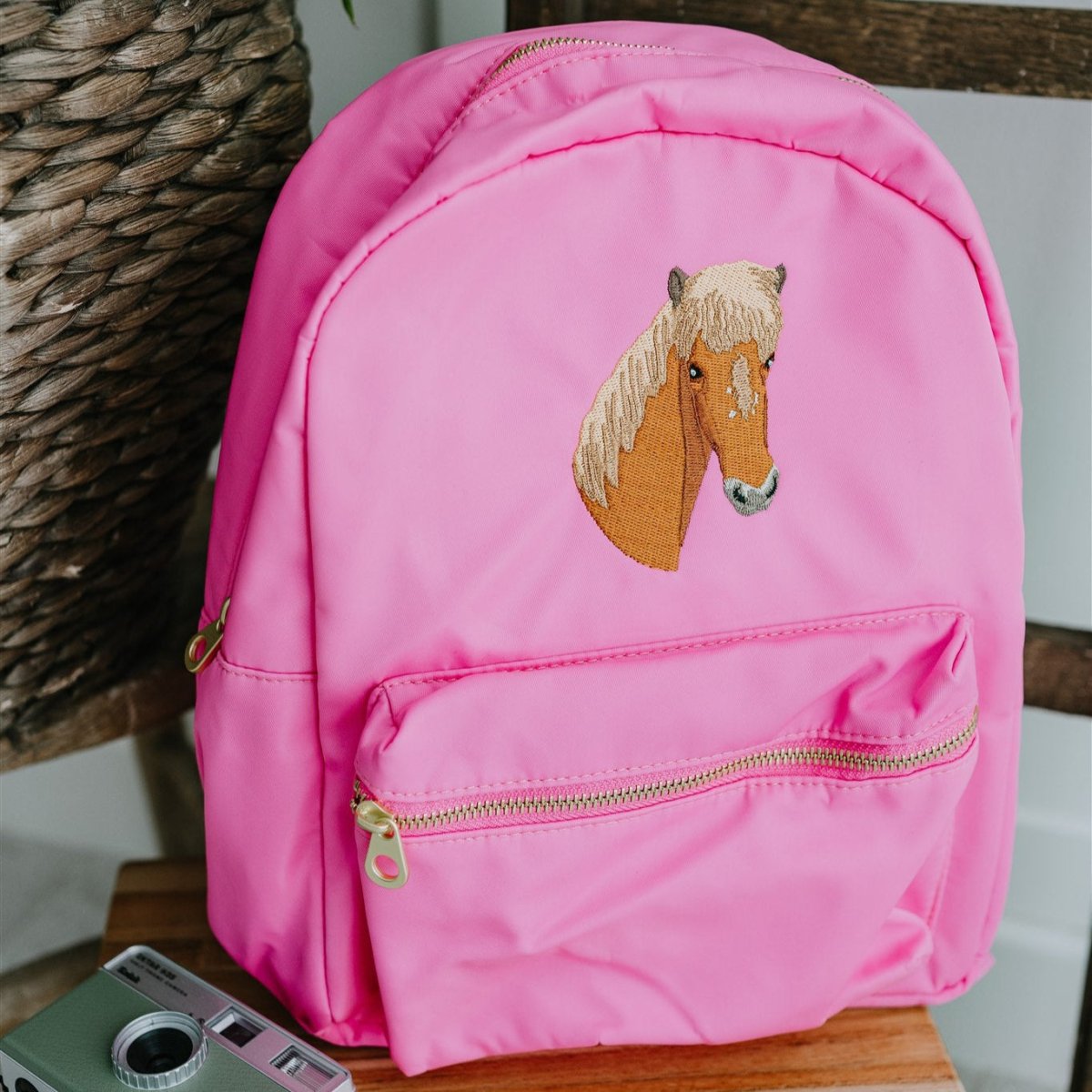 Embroidered Pet Portrait Mini Backpack - Lucy and Lola Shop