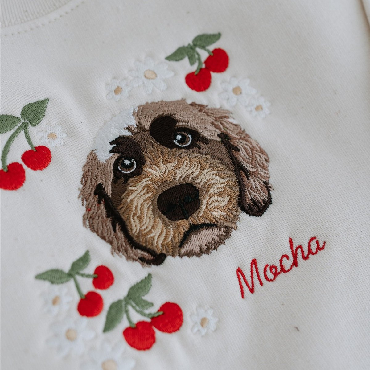 Embroidered Pet Portrait Sweatshirt - Lucy and Lola Shop