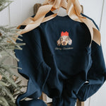 New Embroidered Pet Portrait Organic Christmas Jumper - Lucy and Lola Shop
