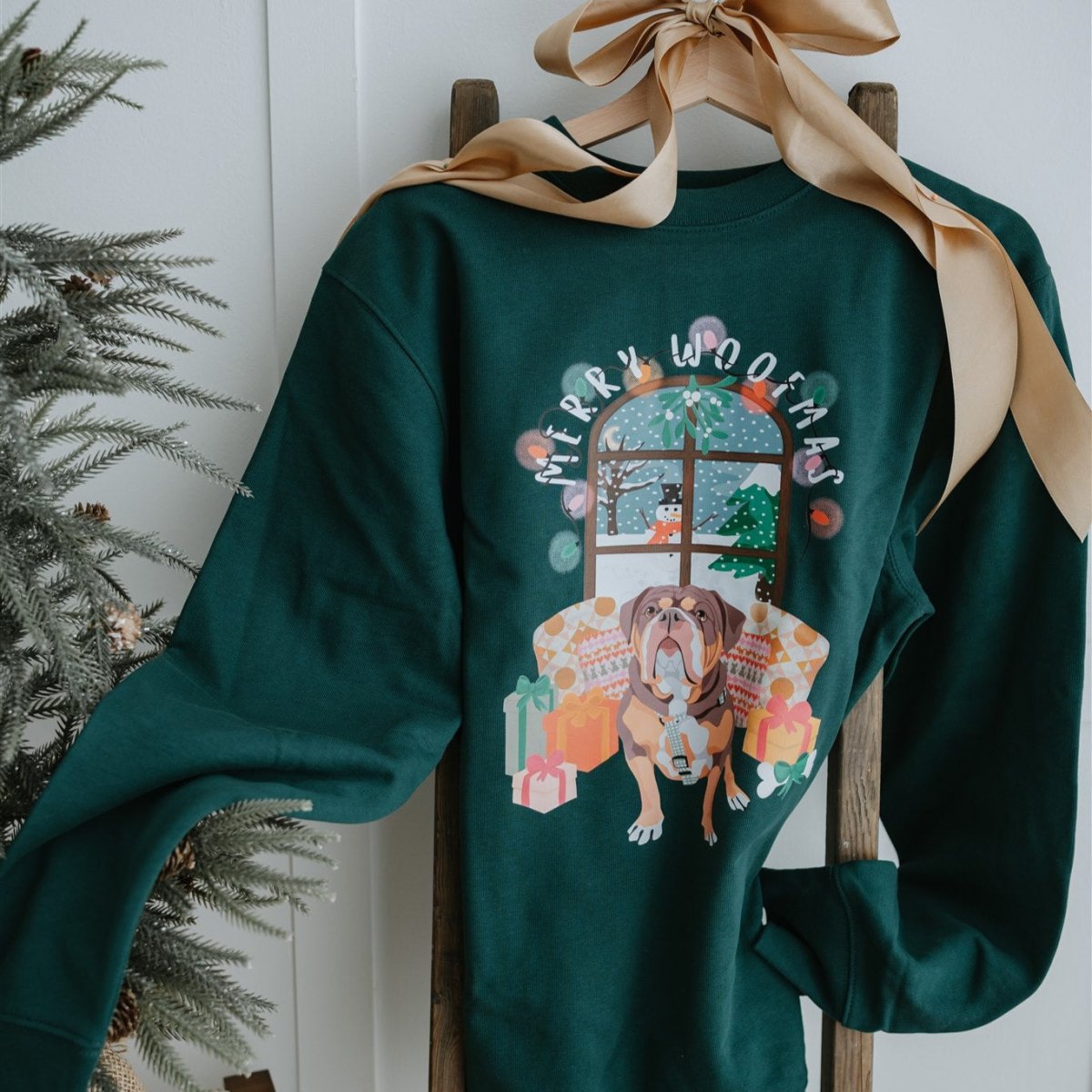 New: Printed Pet Portrait Organic Christmas Jumper! - Lucy and Lola Shop