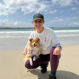 Printed Pet Portrait British Coast Organic T-Shirt - Lucy and Lola Shop