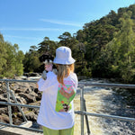 Printed Pet Portrait Scottish Highlands Organic T-Shirt - Lucy and Lola Shop